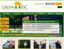 Tablet Screenshot of greeneesc.org
